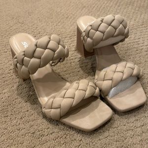 Nude Soda block heel